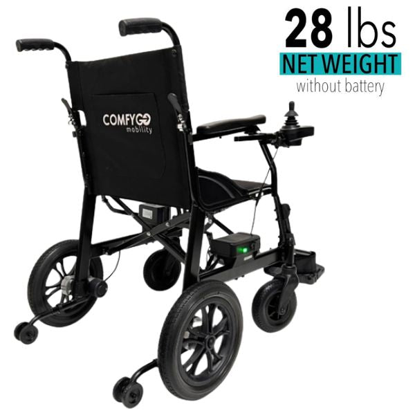 ComfyGo X-Lite Ultra Lightweight Folding Electric Wheelchair