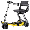 FreeRider USA Luggie Elite 4 Wheel Bariatric Foldable Travel Scooter Yellow Color