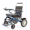 Reyhee Blue Roamer Folding Electric Wheelchair Left Side View