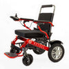 Reyhee Red Roamer Folding Electric Wheelchair Left Side View