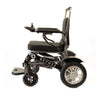 Reyhee Black Roamer Folding Electric Wheelchair Full Left Side View