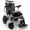 ComfyGo IQ-8000 Left Angle View in in Silver with Gray Cushion