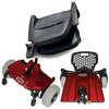 Shoprider Jimmie Power Chair Red Disassembled View