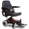 Shoprider Jimmie Power Chair Red Front Side View