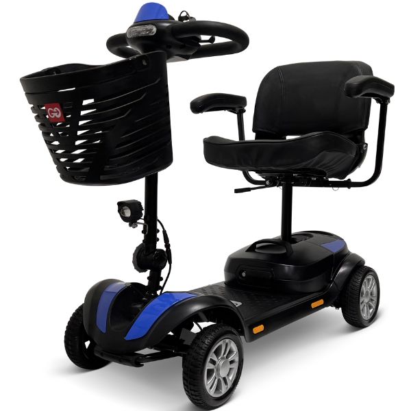 ComfyGo Z-4 Mobility Scooter Color Blue with Super seat