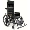 Karman Healthcare KM-5000-TP Reclining Wheelchair Front Side Wheel View View